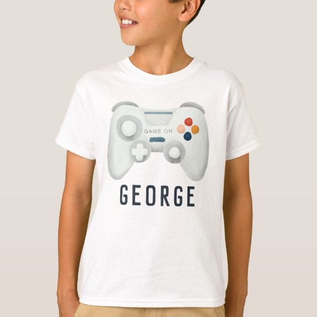 Boys Coola Video Game Kids-spel T Shirt (Framsida)