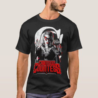 Boys Crimson Countess Retro Poster Premium T Shirt