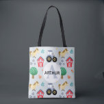 Boys Cute Blue Farm Animal Tractor Mönster Kids  Tygkasse<br><div class="desc">De här söta och moderna barnen i säcken har ett husdjur i tecknad mönster,  med en blå traktor,  lada,  grisar,  hästar,  kycklingar,  kaniner och blommor,  och kan vara personlig med dina pojkar namn och monogram. Den jordbruksrelaterade gåva till ditt barn eller småbarn som är temat för perfekten.</div>