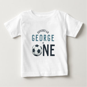 Boys Cute Blue Ocare första födelsedag T Shirt