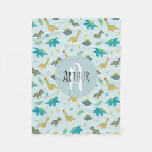 Boys Cute Blue T-Rex Jungle Dinosaur Mönster Kids