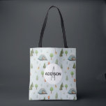 Boys Cute Camping Bear Mönster och Namn Kids Tygkasse<br><div class="desc">Den här söta blå anpassningsbarna i väskan har en tecknad som campar mönster, med björnar, tält, campingbränder, träd och blommor. Det finns också utrymme för dig att lägga till dina pojkar namn och monogram i ett vackert teckensnitt. Perfektens skogsmark fick ett tillägg till din lilla skolförsörjning, eller som gåva till...</div>