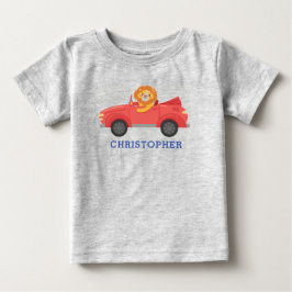 Boys Cute Coola Tävla Car Personlig Namn T Shirt