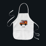 Boys Cute Fireman Fire Engine Lastbil och Namn Barnförkläde<br><div class="desc">Den här söta och moderna barnplattan har en tecknad med akutets brandmotor,  och ett ställe för dig att lägga till ditt barns namn. Perfekt för alla barn som drömmer om att vara brandman,  brandman,  brandman!</div>