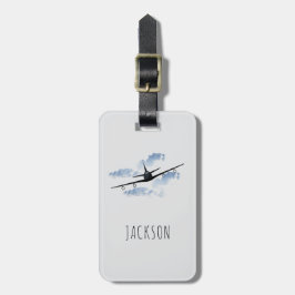 Boys Cute Grey Black Kids Airplane Travel  Bagagebricka