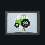 Boys Cute Grönt Farm Tractor med Namn Kids<br><div class="desc">Den här coolan och den söta designen har en tecknad för en grönt traktor och kan vara personlig med din pojkes namn. Perfekt som ung jordbrukare eller traktor älskare först.. Kolla in vår butik för andra unika utformningar.</div>