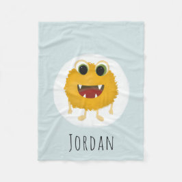 Boys Cute och Modern Magic Monster Kids Fleecefilt