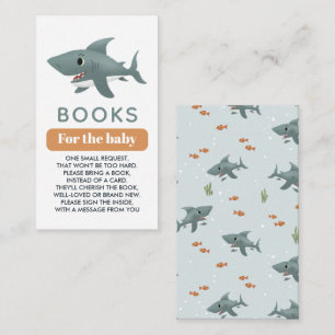 Boys Cute under Sea Shark Bokar för Baby Tilläggskort