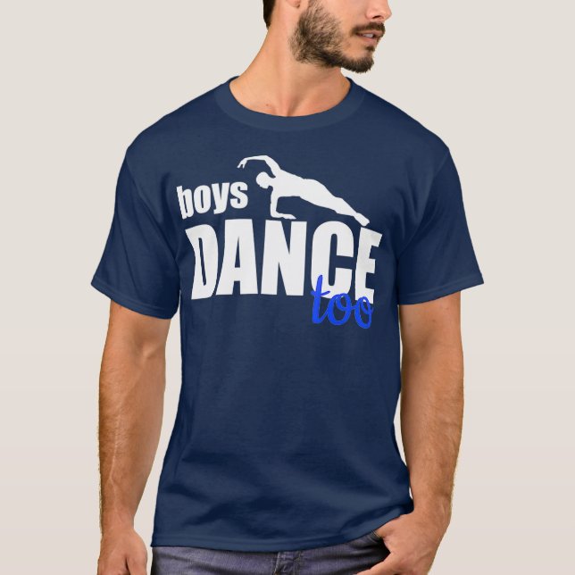 Boys Dance to Ballet Dancer för manar Boys T Shirt (Framsida)