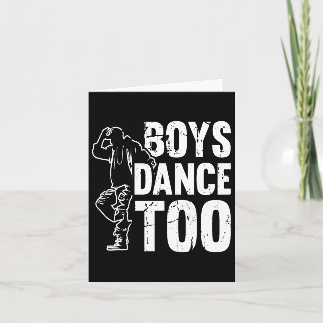Boys Dance to Coola Dancing Dancer Kort (Framsida)