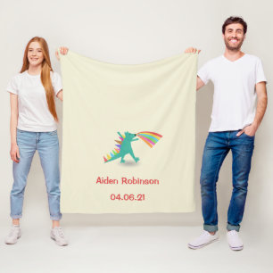 Boys Dinosaur ThLED Fleece Blanket Gift