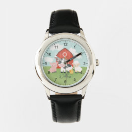 Boys Farm Animal Barnyard Kids Armbandsur