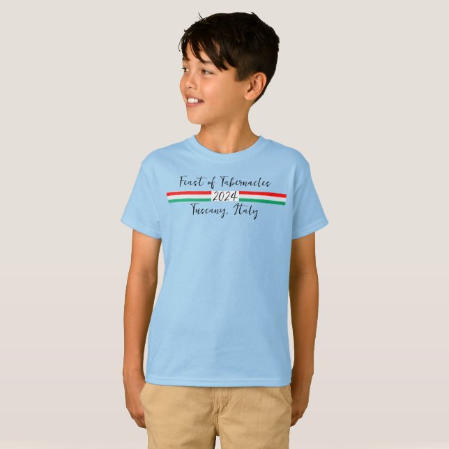 Boys Feast of Tabernacles t-shirt (Hel framsida)