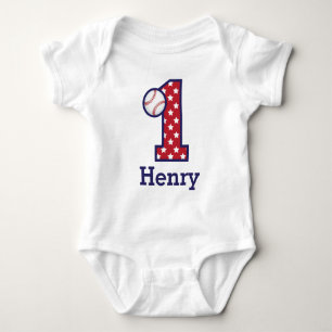 Boys First Birthday Baseball Shirt Baseball Party Tee Shirt