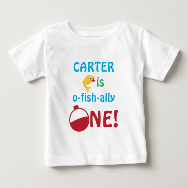Boys First Birthday Shirt T Shirt (Framsida)