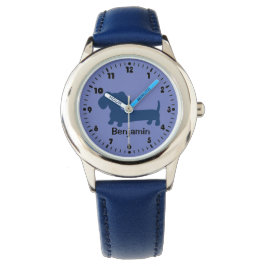 Boys First Watch - Dachshund Thees & Personlig Armbandsur