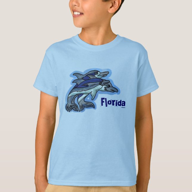 Boys Florida delphins T.T. T Shirt (Framsida)