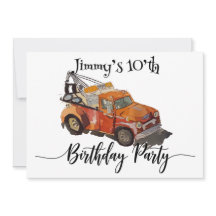 Boys Födelsedagsfest med Wrecker