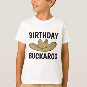 BOY'S FUNNY BIRTHDAY T-Shirts, BUCKAROO T Shirt