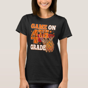 Boys Game den fjärde Klass-basketbollen Back to sc T Shirt