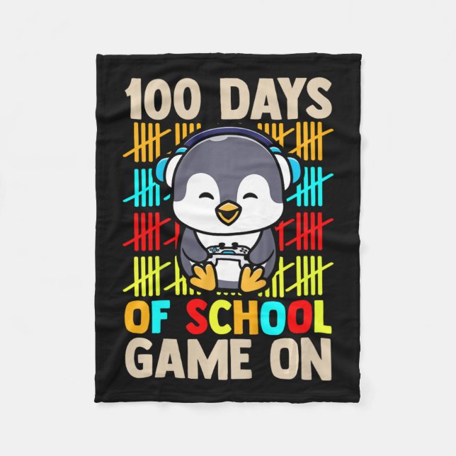 Boys Gamer 100 dagar med skolspel på Fleecefilt (Framsidan)