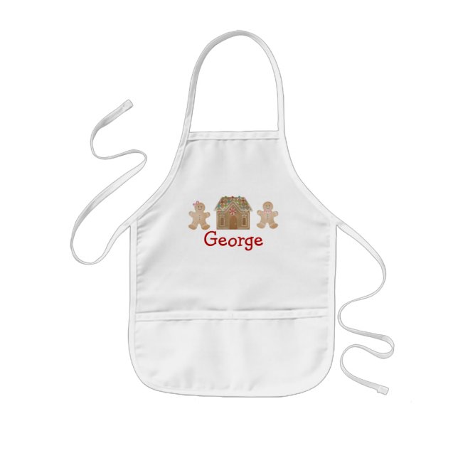Boys Gingertea Apron, Child Apron Barnförkläde (Framsidan)