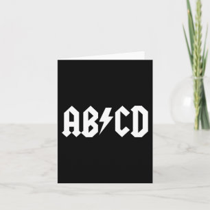 Boys Girls Lärare ABCD Sten Graphic tillbaka till Kort