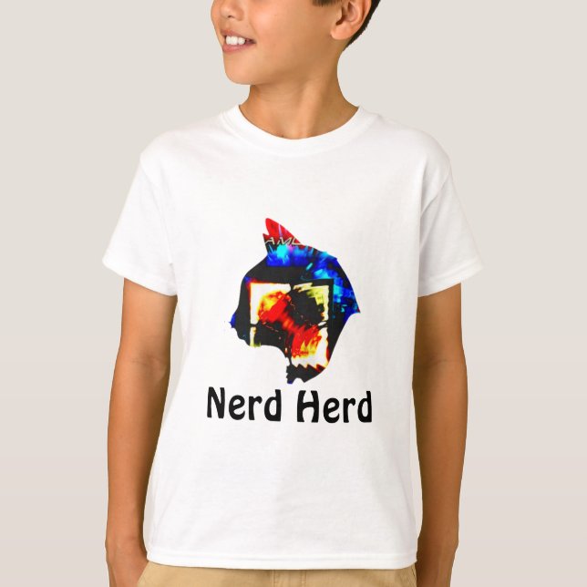 Boys & Girls Nerd Herd T-Shirt (Framsida)
