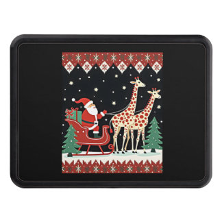 Boys Girls Santa Claus Riding Giraffe Sleigh Ugly Dragkroksskydd