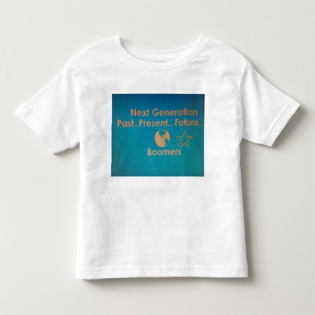 Boys & Girls T-Shirt Next Generation Teal Blue (Framsida)