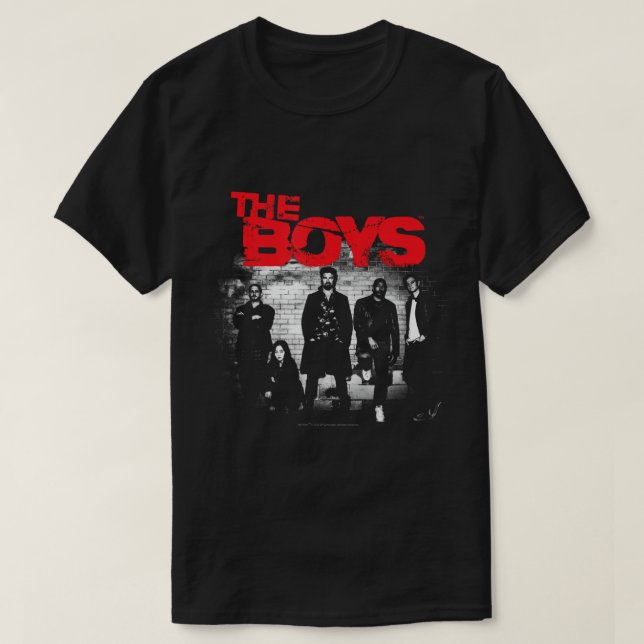 Boys Graffiti Group Photo T-Shirt (Design framsida)