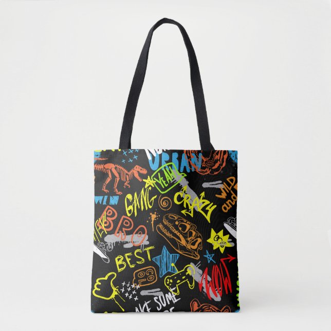 Boys' Graffiti: Hand plockade Coolness Tygkasse (Framsida)