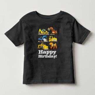 Boys Grattis på födelsedagen Construction Digger E T Shirt