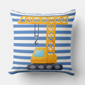 Boys Gult Crane Cushion Kudde