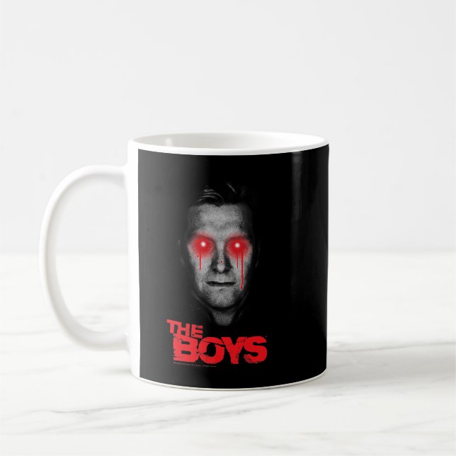 Boys Homelander Dripping Öga Premium Kaffemugg (Vänster)