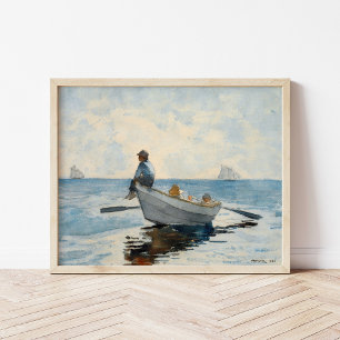 Boys i en torg Winslow Homer Poster
