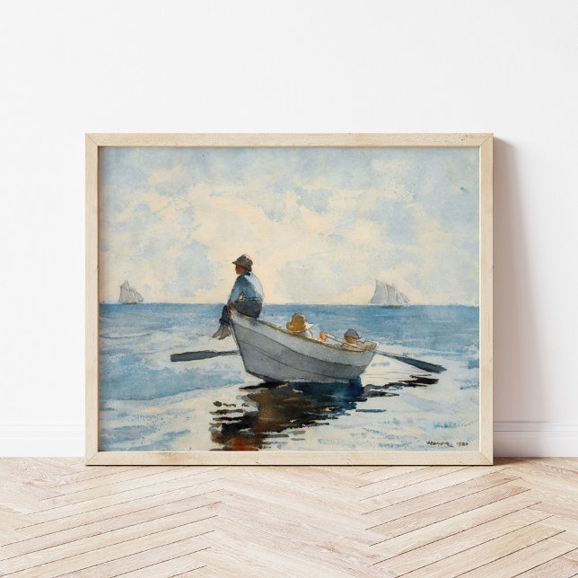 Boys i en torg | Winslow Homer Poster (Skapare uppladdad)