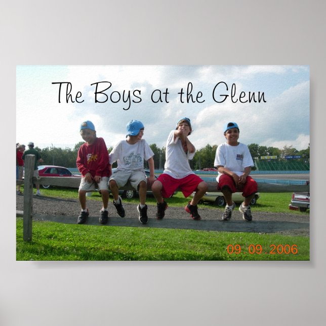 Boys i Glenn Poster (Framsidan)