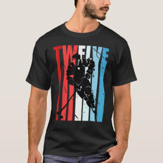 Boys Ice Hockey 12:e Birthday Player Motivational T Shirt