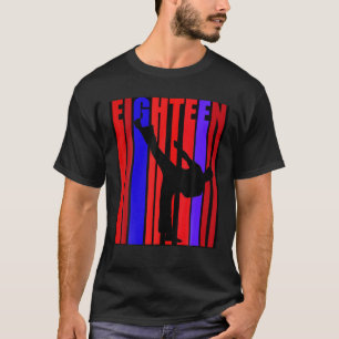 Boys Karate Birthday 18Th Firande Judo Taekwon T Shirt