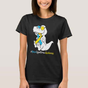 Boys Kids Down Syndrome T Rex Dinosaur Trisomy T2 Shirt