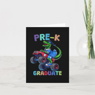 Boys Kids i före k Studenten Monster Lastbil Dinos Kort