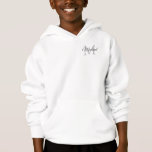 Boys Kids Pullover Hoodie Monogram Initial Namn T Shirt<br><div class="desc">Boys Kids Pullover Hoodie Monogram Inledande Elegant av Brev Namn-mallen Kids Boys White Hoodie / Hooded Pullover / Sweatshirt.</div>