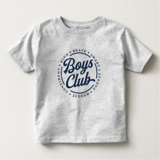 Boys Klubb T-Shirt - Modig Smart Strong Honest-typ
