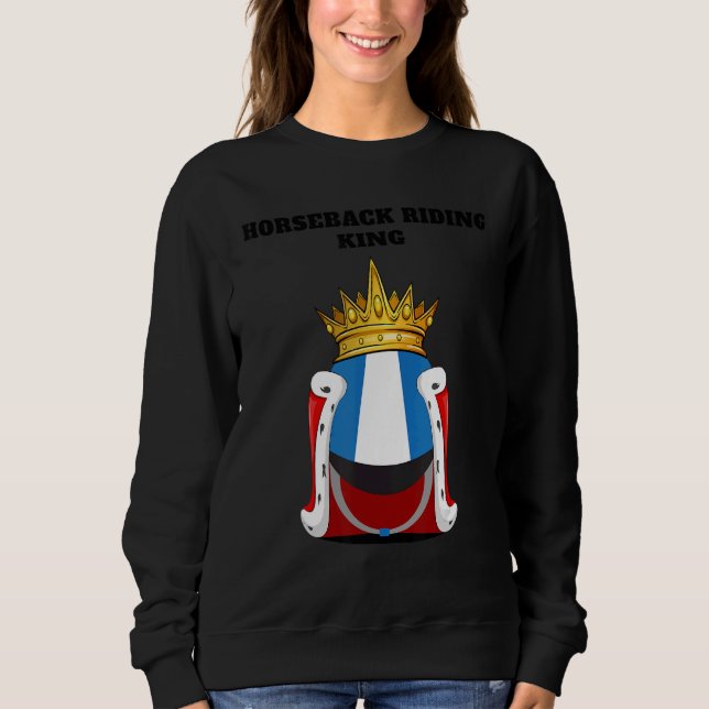 Boys  Kung Manar Horse Riding T Shirt (Framsida)