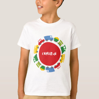 Boys Leksak Car Tåg Buss Transport Pojke T-Shirt