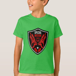 Boys Leksak Dart Gun Battle T Shirt