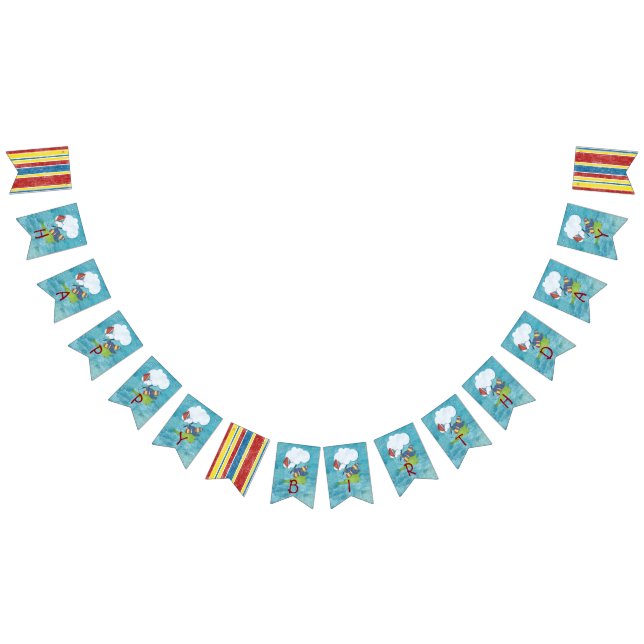 Boys Leksak Mixed Media BIRTHDAY Vimplar (Alla)