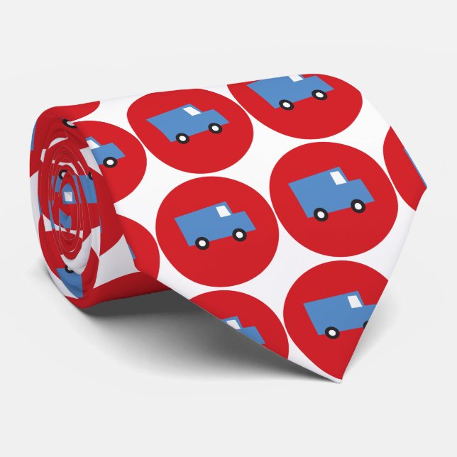 Boys Leksak Roligt Cute Retro Transport Blue Lastb Slips (Rullad)