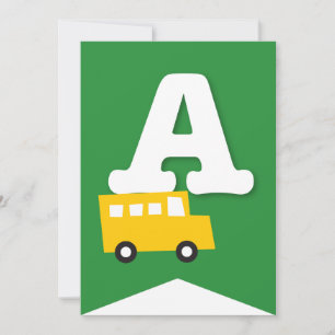 Boys Leksak Transport Grattis på födelsedagen Part Inbjudningar